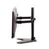 Support auto-portant pour 2 écrans à l'horizontal Série professionnelle__8043701_Freestanding Dual Horz_Profile_Left 031317.png